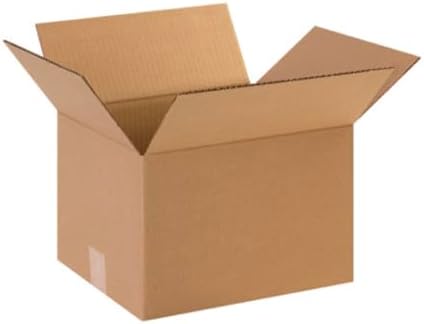 BOX USA Shipping Boxes Medium 12"L x 10"W x 8"H 25-Pack - Corr...
