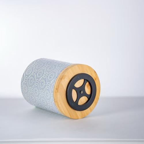 Kitchen utensil holder, 360 ° rotating large capacity ceramic utensil rack, 7...