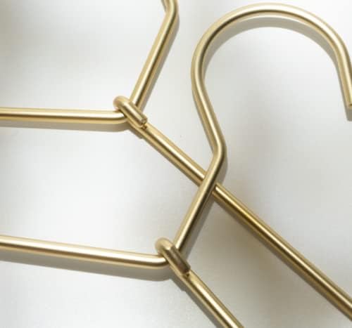 30 Pack Gold Matt Metal Hangers Coat Clothes Hangers with Notches,16.5" ...