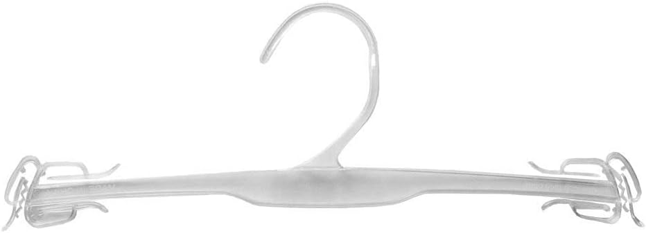 NAHANCO Intimate Apparel Molded Hanger with Delicate Shoulder Clips - 10"...