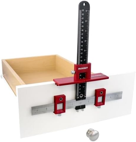 Milescraft 1340 Hardware Jig – Adjustable Drill Guide to Quickly Install Cabi...
