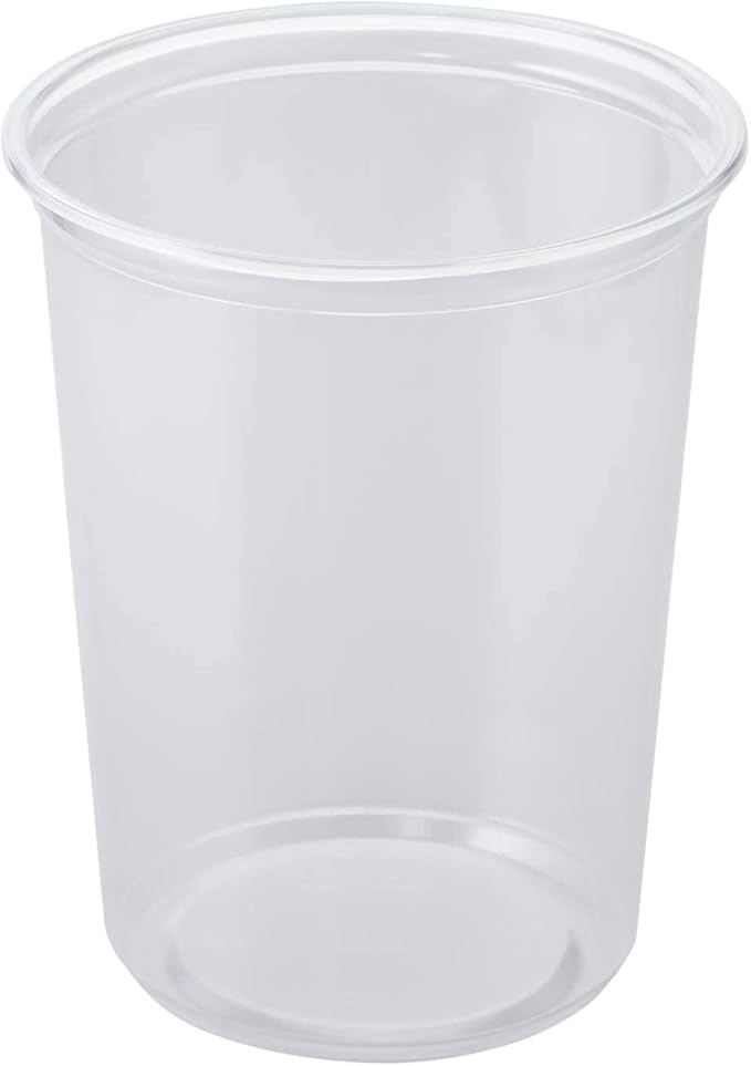 Karat Clear PP Injection Molded Round Deli Containers (240 ct)