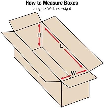 Aviditi 2866 Long Corrugated Cardboard Box 28" L x 6" W x 6" H...