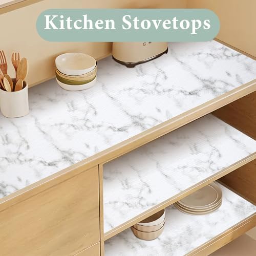 2-Layer Drawer and Shelf Liner for Kitchen Cabinet: 17 in X 10 Ft Non Slip