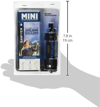 Sawyer Products SP105 MINI Water Filtration System, Single, Black