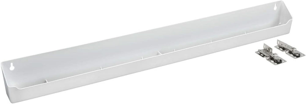 Rev-A-Shelf 30" Plastic Tip-Out Tray Organizer for Sink Base Cabinet, White