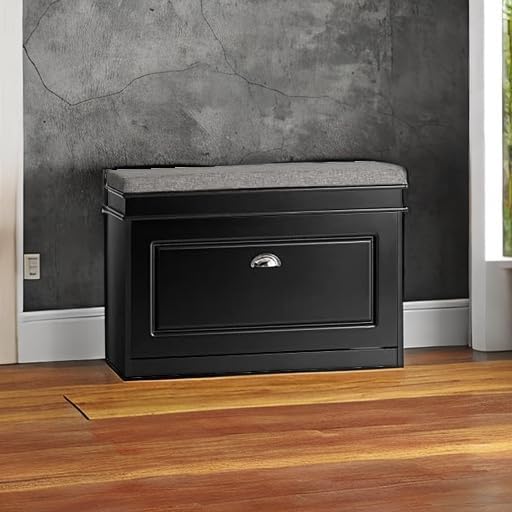 Haotian Shoe Storage Bench with Cushion