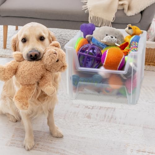 Akro-Mils Stak-N-Store Stackable Storage Bins, 17.5"x16.5"x12.5&quo...