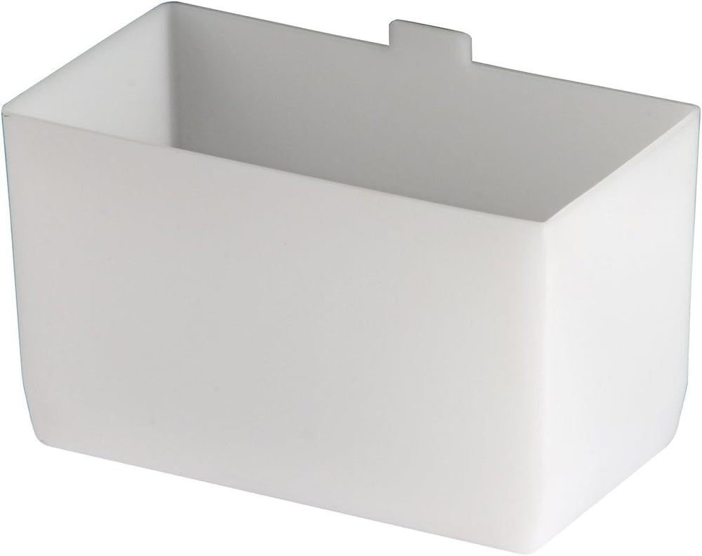 Akro-Mils 30102 Plastic Bin Cups, 2.75" x 5" x 3", White, 24-Pack