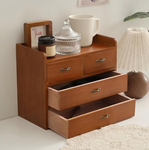 Xiaoyez Desk drawer organizer ,wooden desk organizer,desktop organizer with d...