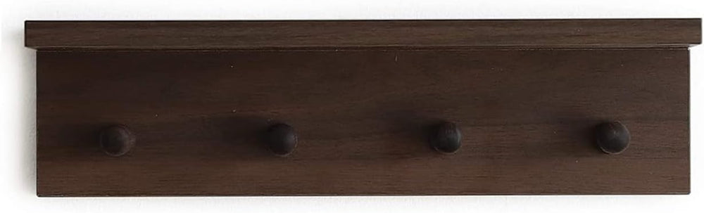 Entrance Coat Rack ,Coat Hooks, Wall-Mounted Wooden Hook Rack, Wall-Mounted S...