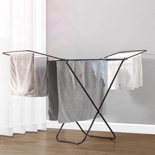Foldable Laundry Drying Rack for Clothes Towels Dolls, Portable Shoes & C...