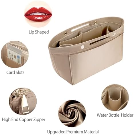 ZTUJO Purse Organizer Insert For Handbag & Tote Shaper,Tote Bag Organizer...