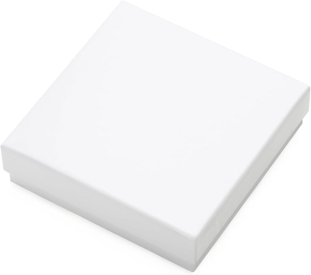 Magicool Hanger 96 Pack 3.5x3.5x1 Inch Cardboard Jewelry Boxes,Used for Neckl...