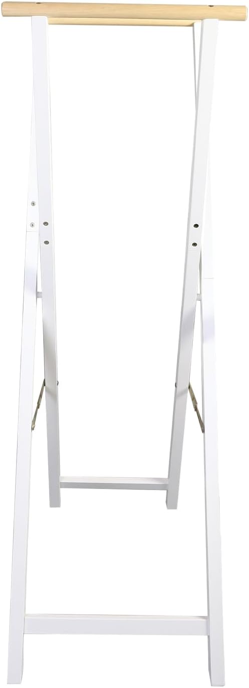 Casual Home Solid Wood Folding Clothing Garment Laundry Drying Rack, 20.5&quo...