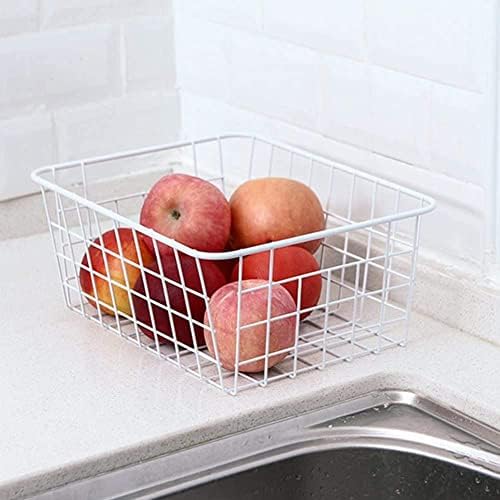 Redrubbit Wire Storage Baskets, Large Farmhouse Metal Freezer Basket Storage ...