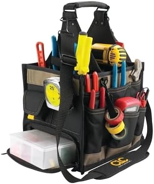 CLC Custom LeatherCraft 1528 Large Electrical and Maintenance Tool Carrier, B...