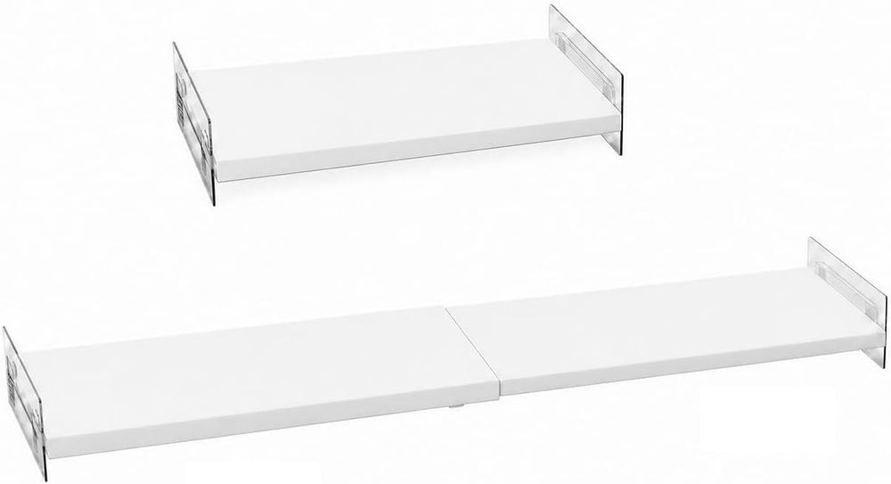 Expandable Closet Shelf Organizer, Adjustable Shelves, Medium 2Pack
