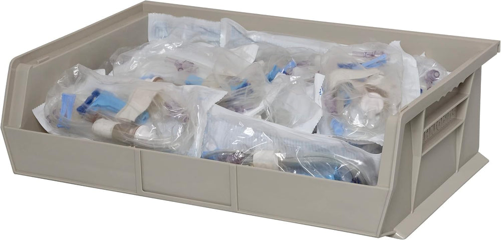 Akro-Mils 30255 AkroBins Plastic Storage Bins, 11"x16"x5", Sto...