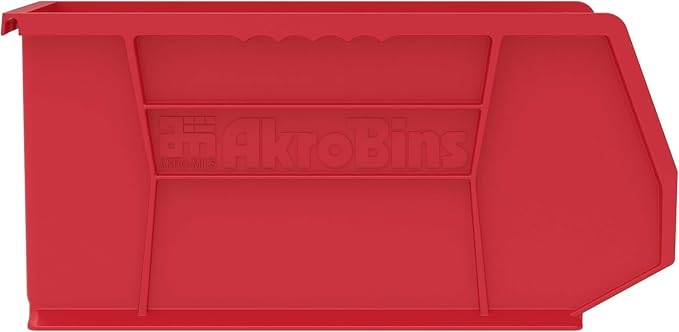 Akro-Mils 30240 AkroBins Plastic Storage Bins, Space-Saving Stackable Bins (1...