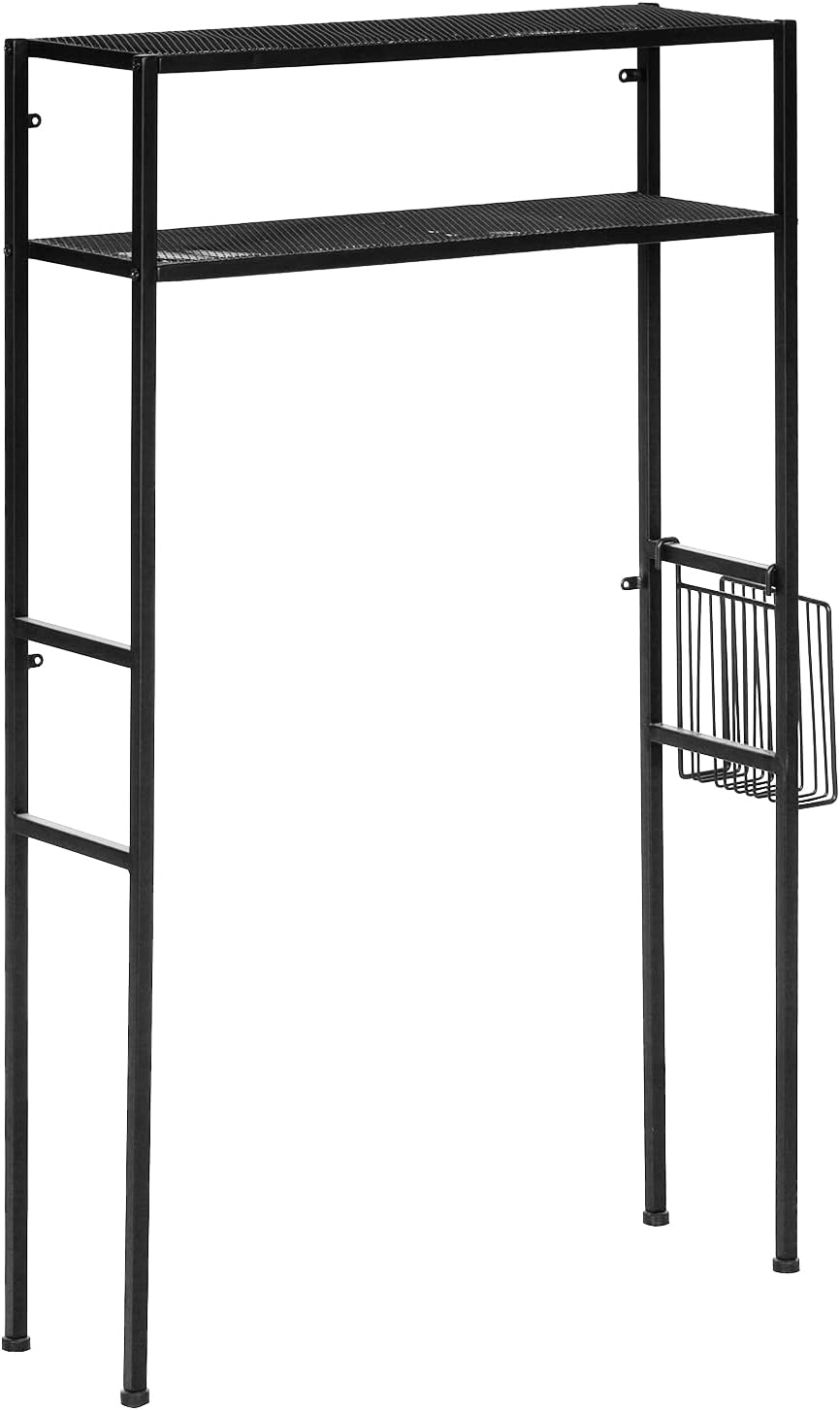 MyGift 2-Tier Over The Toilet Storage Rack, Over Toilet Bathroom Organizer, F...