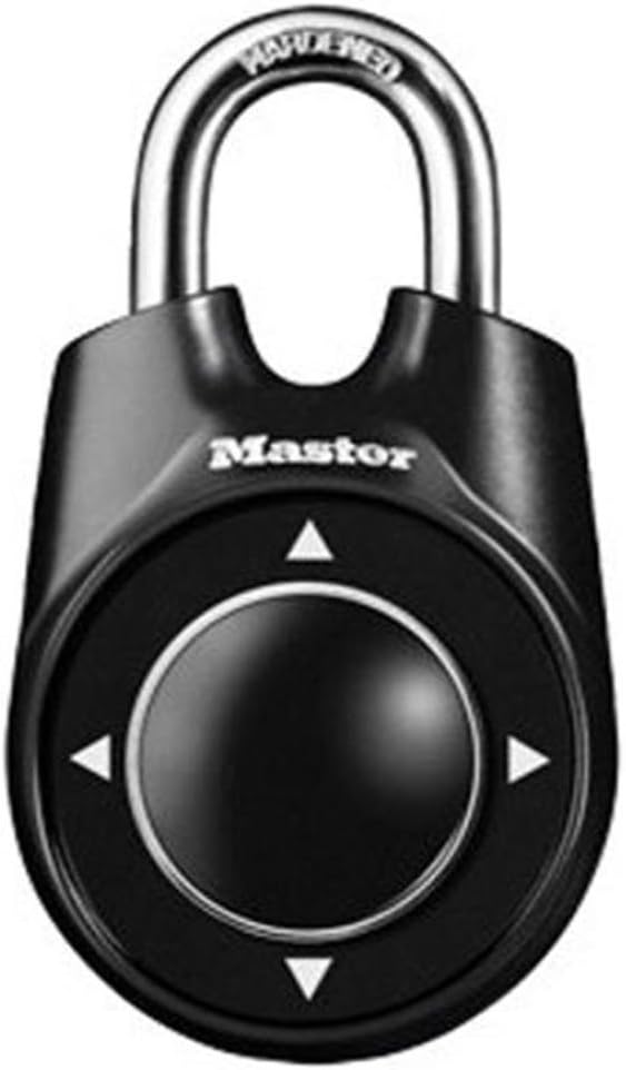 Master Lock Resettable Combo Lock Speed Dial Asst Colors Red Black White Blue