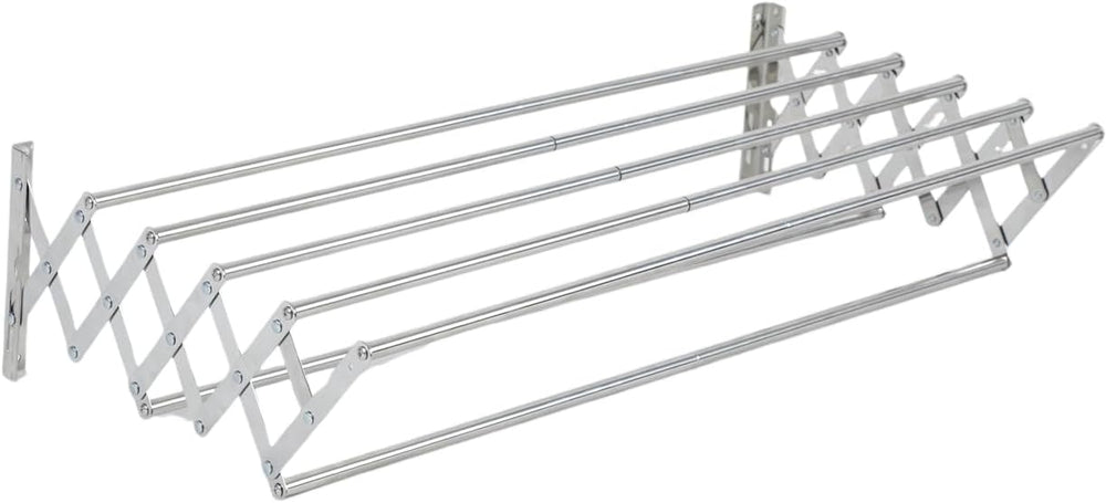 HILLHOUSE Wall Mounted Drying Rack Foldable Accordion Clothes Laundry Rack