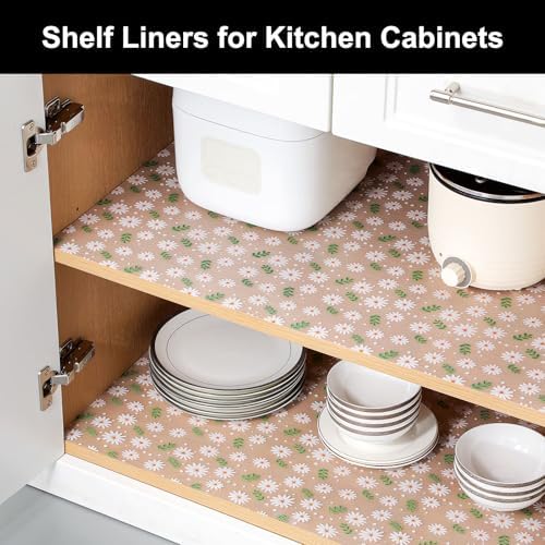 Cooyes Shelf Liner Non-Adhesive EVA Cabinet & Drawer Liner 11.8" x 3...
