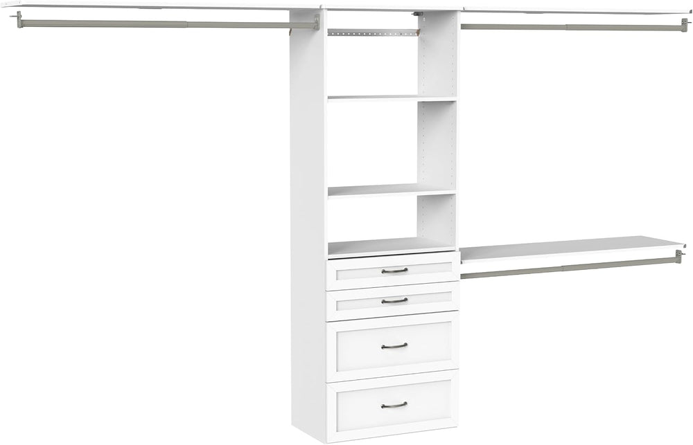ClosetMaid SuiteSymphony Hanging Closet Kit Includes (1) Tower, (3) Closet Ro...