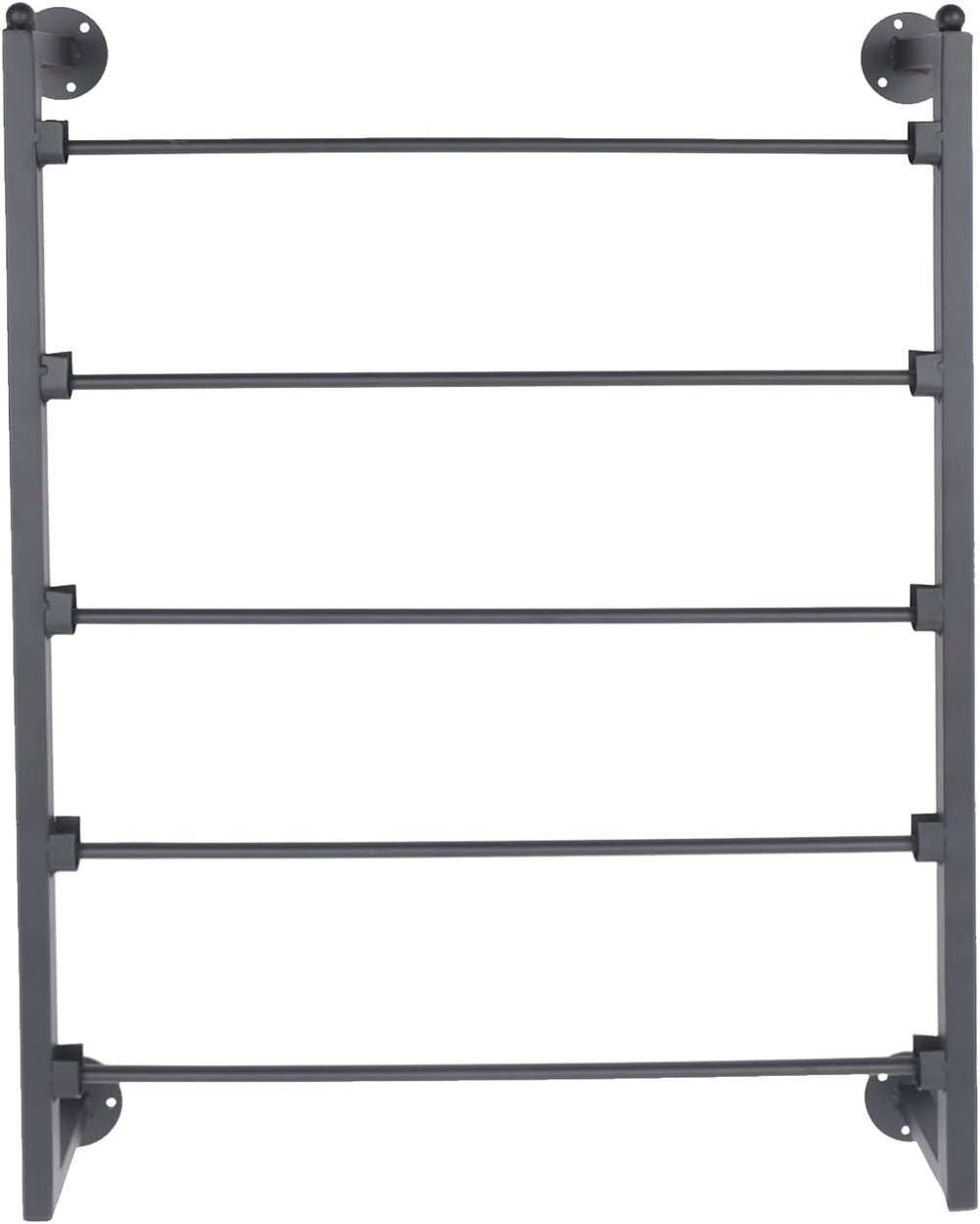 5 Tier Wall Mounted Scarf Rack, Metal Ribbon Storage Organizer, Multi-Purpose...