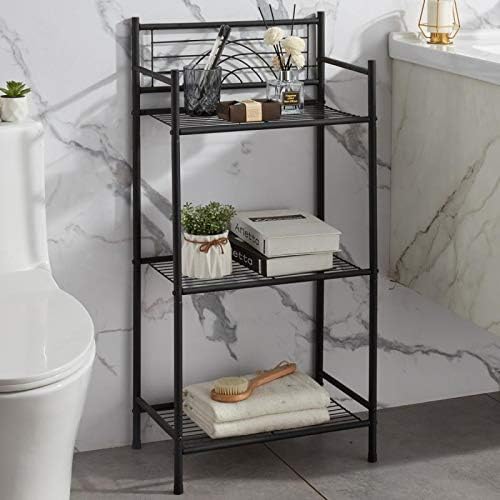 LEEDA 3-Tier Freestanding Multipurpose Storage Shelves Heavy Duty Metal Shelv...