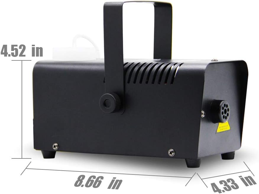 ATDAWN Halloween Fog Machine, Professional Wireless Remote Control Portable S...