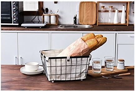 Handmade -Open Storage Bread Food Basket,Kitchen Cabinet and Pantry Storage O...