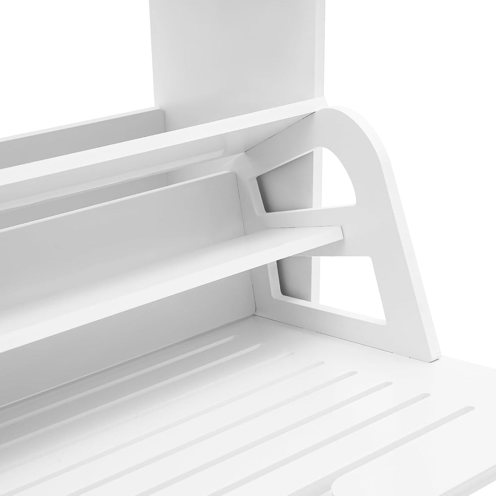 Free Standing Shoe Rack for Entryway, Hidden Narrow Shoe Storage Cabinet w/2 ...