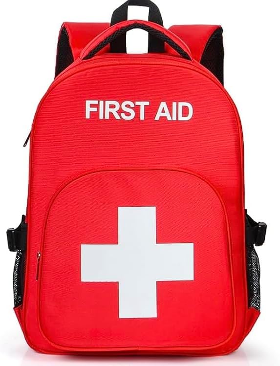 Empty First Aid Backpack, Emergency Medical Backpack with Multi-Pocket, Water...