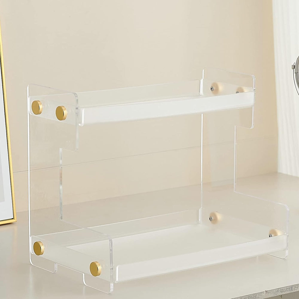FFK Bathroom Organizer Countertop, 2 Tier Bathroom Counter Organizer Kitchen ...