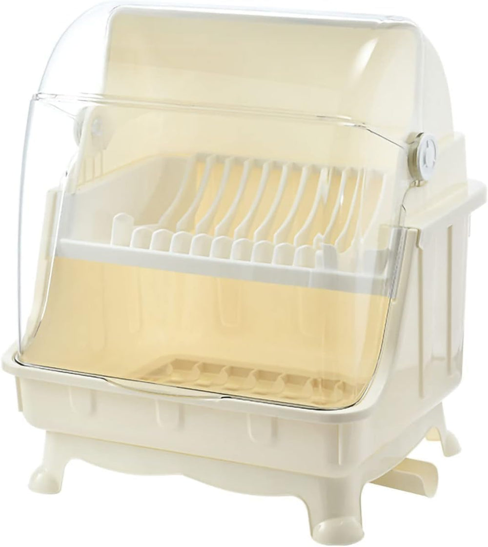Pilipane Dish Drying Rack, Bottle Dryer Holder with Cover Lid and Removable D...