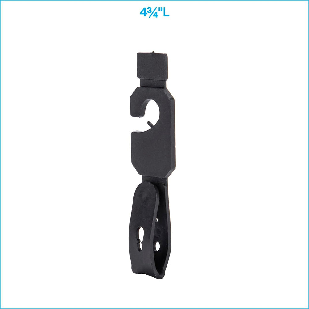 Black Plastic Belt Hangers - Pack of 100