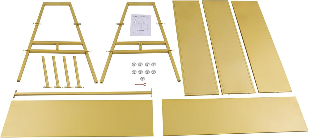 Metal Shoe Handbag Display Stand, 3 Tier Heavy Duty Double-Sided Display Tabl...