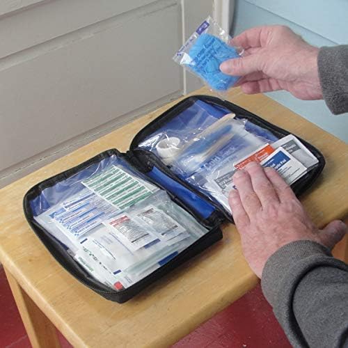 First Aid Only FAO-428 All-Purpose Emergency First Aid Kit for Home, Car, Tra...