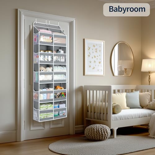 Yecaye 5-Tier Over The Door Organizer Dual-Column, 80lbs Load Over the Door S...