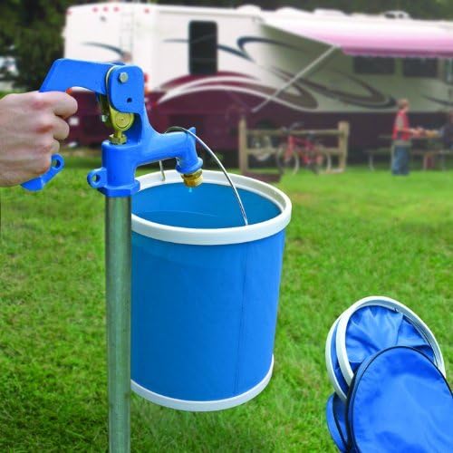 Camco Collapsible Bucket with Storage Case- Durable Pop Up Bucket with Watert...