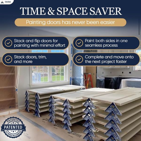 Stak Rack | 6 in 1 Painter's Accessory Tool | Stacking Design | Paint Int...