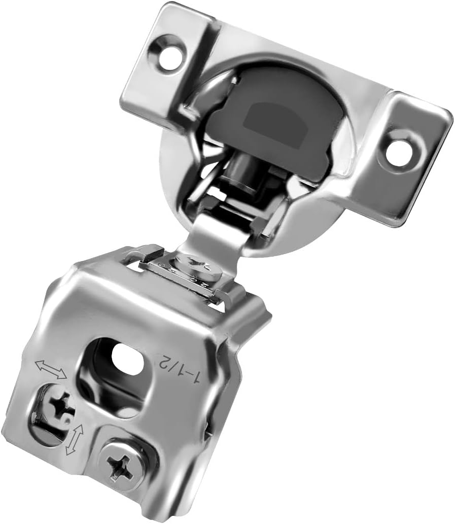 Berta, 30-Pack 1-1/2" Overlay 105° Soft Close Face Frame Cabinet Hinges
