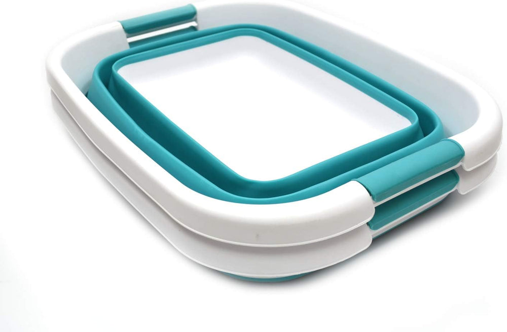 SAMMART Set of 2-25L (6.6 gallon) Collapsible Laundry Basket/Tub-Foldable Sto...
