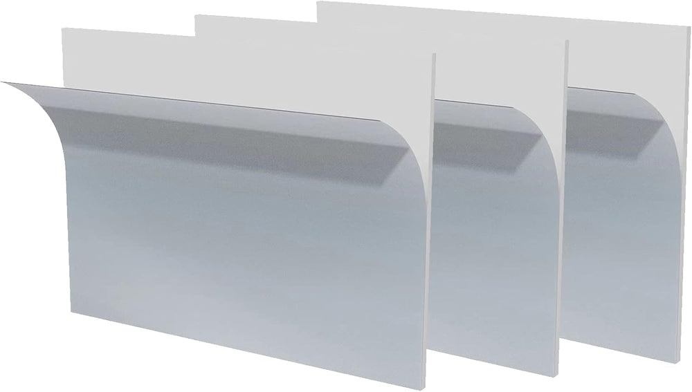 PIAOLGYI 3 Pcs Replacement Shelf for IKEA Detolf, Acrylic Rectangle Extra She...