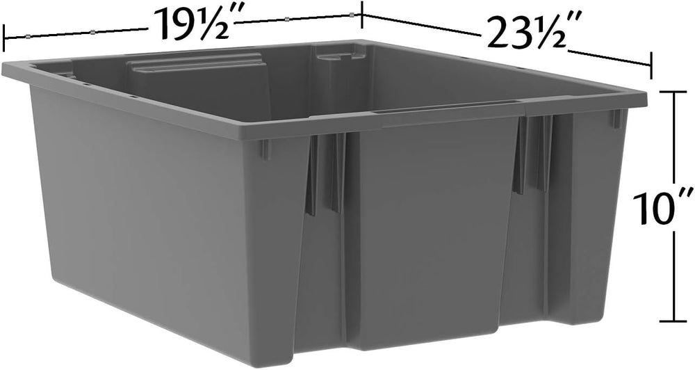 Akro-Mils 35225 Nest and Stack Plastic Storage Bins, Heavy Duty Industrial St...