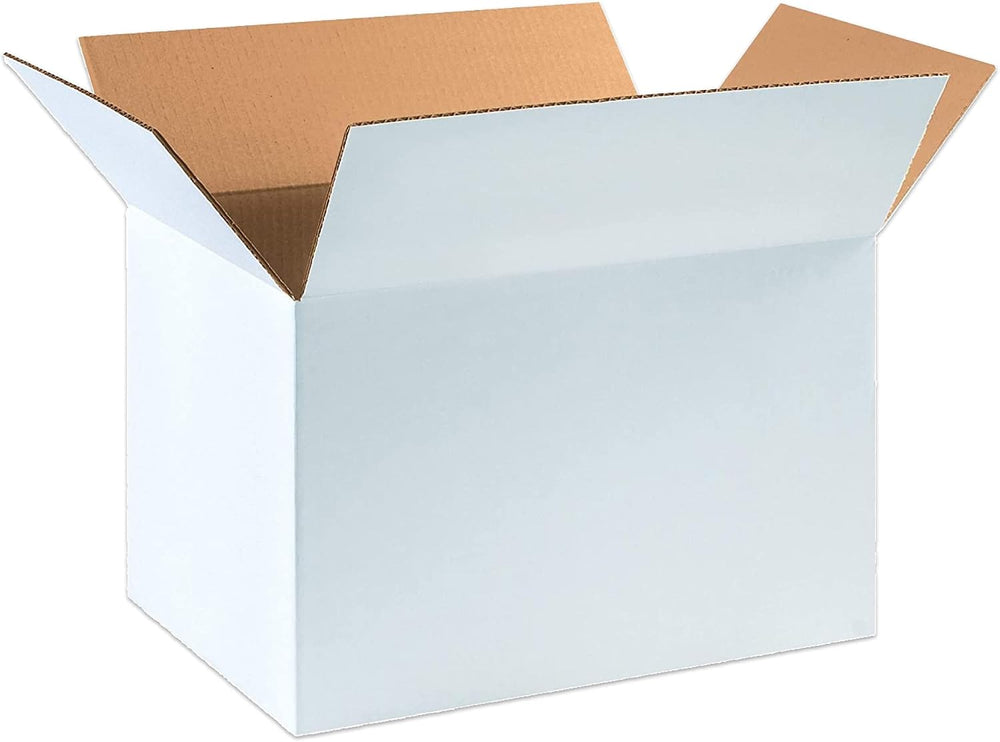 BOX USA 181212W Corrugated Cardboard Box 18" L x 12" W x 12" H...