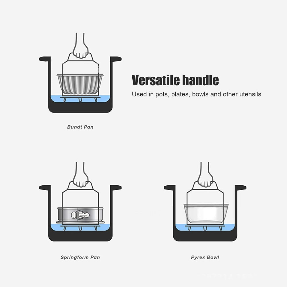 3-Tier Stackable Steamer Insert Pans, Stainless Steel for 6Qt 8Qt Pot
