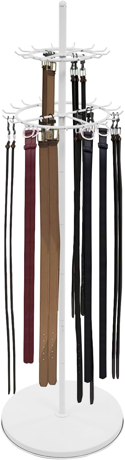 Floor Standing Belt Display, Tie Rack Floor Mounted Belt Hanger Belt Display ...